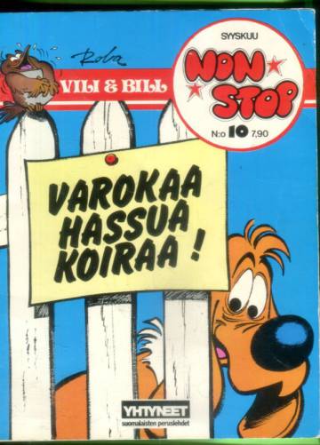 Non Stop -albumi 7 - Vili ja Bill: Varokaa hassua koiraa