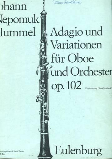 Adagio und Variationen für Oboe und Orchester, Op. 102