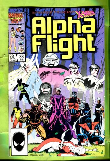 Alpha Flight Vol. 1 #33 Apr 86