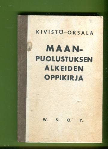 Maanpuolustuksen alkeiden oppikirja