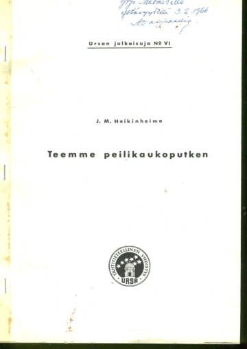 Teemme peilikaukoputken