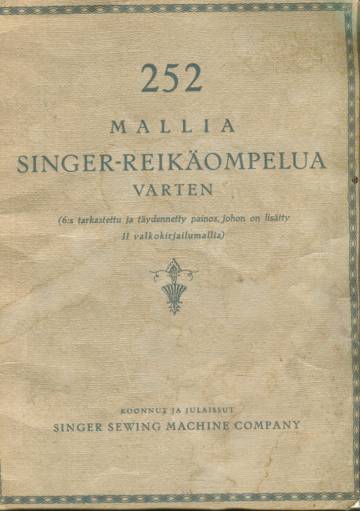 252 mallia Singer-reikäompelua varten