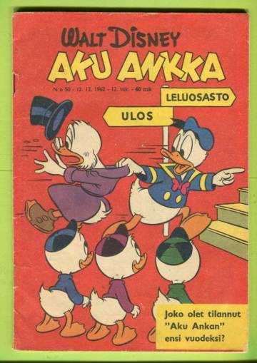 Aku Ankka 50/62 + tilauskuponki