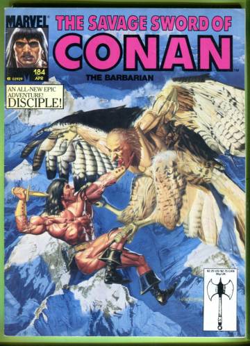 Savage Sword of Conan the Barbarian Vol. 1 #184 Apr 91
