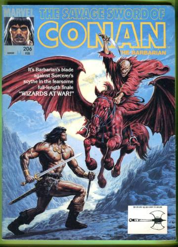 Savage Sword of Conan the Barbarian Vol. 1 #206 Feb 93