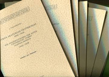 Turun Akatemian väitöskirjat 1642-1828 1-8