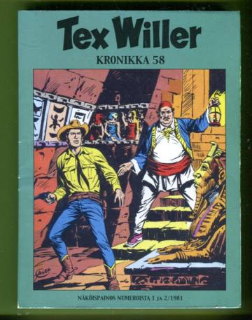 Tex Willer -kronikka 58 - Pyramidin arvoitus & Rautanaamio