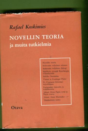 Novellin teoria ja muita tutkielmia
