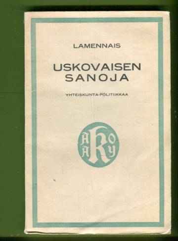 Uskovaisen sanoja