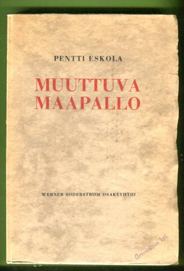 Muuttuva maapallo