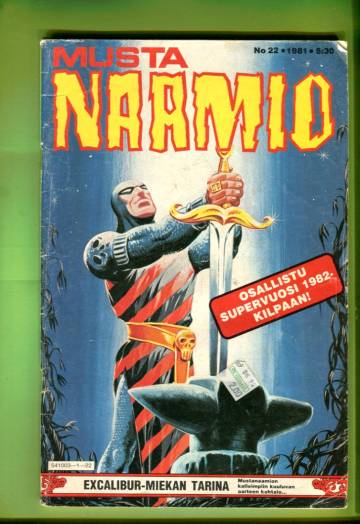 Mustanaamio 22/81