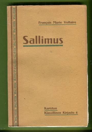 Sallimus (Zadig, Ou la Destinée) - Itämainen kertomus