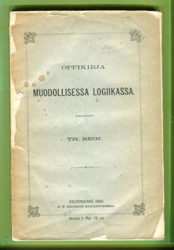 Oppikirja muodollisessa logiikassa