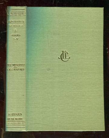 Aristotle in Twenty-Three Volumes IV - The Physics in Two Volumes I