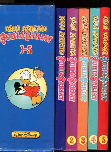 Aku Ankan juhlasarjat 1-5 + säilytyskotelo