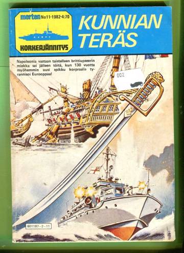 Merten korkeajännitys 11/82 - Kunnian teräs