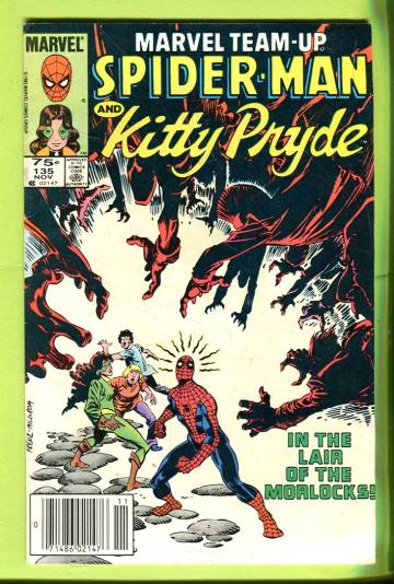 Marvel Team-Up - Starring Spider-Man and Kitty Pryde Vol 1 #135 Nov 83