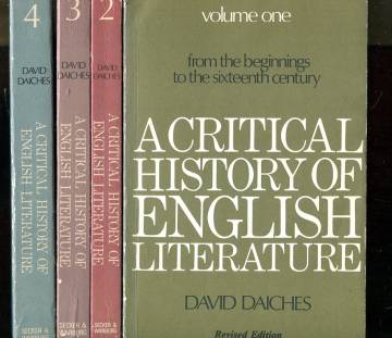 A Critical History of English Literature 1-4