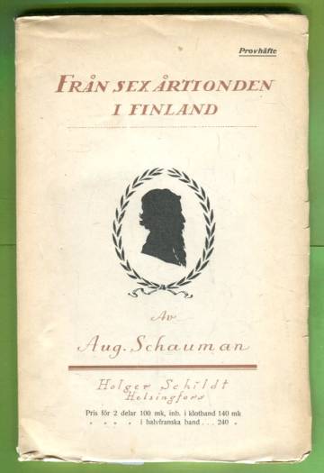 Från sexårtionden i Finland - Provhäfte