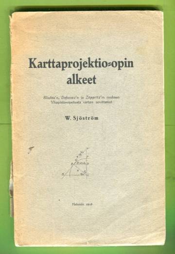 Karttaprojektio-opin alkeet