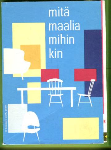 Mitä maalia mihinkin?