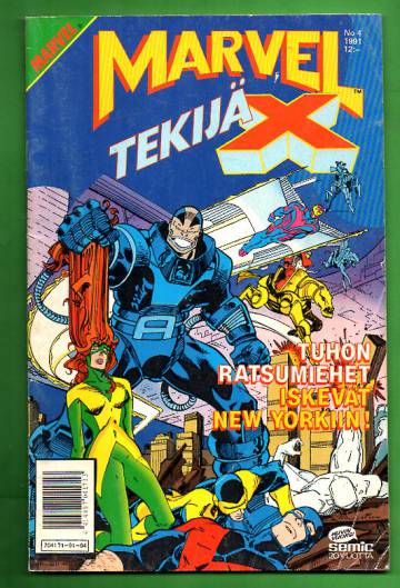 Marvel 4/91 - Tekijä-X