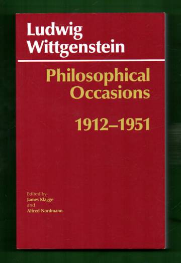 Philosophical Occasions - 1912-1951