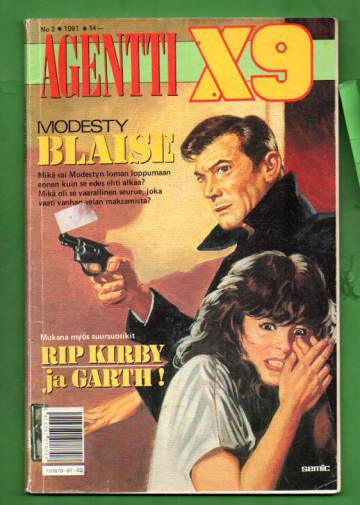 Agentti X9 2/91 (Modesty Blaise)