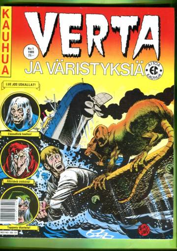 Verta ja väristyksiä 1/89