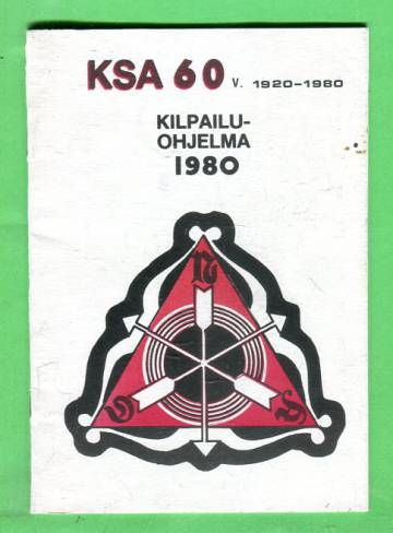 KSA 60 v. 1920-1980 - Kilpailuohjelma 1980