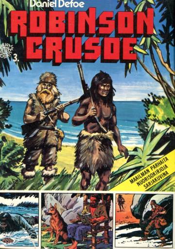 Sarjasuosikit 1/77 - Maailman parhaita nuorisokirjoja sarjakuvina 3: Robinson Crusoe