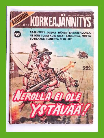 Aavikon Korkeajännitys 3/75 - Nerolla ei ole ystävää!