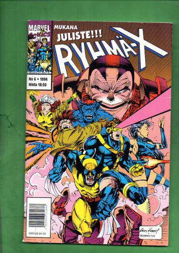 Ryhmä-X 6/94 (X-Men) + JULISTE