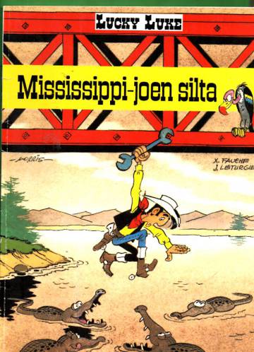 Lucky Luke 60  - Mississippi-joen silta (1.painos)