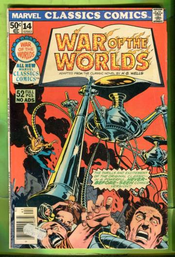 Marvel Classics Comics Series Featuring War of the Worlds (Vol.1 #14 Oct 76)