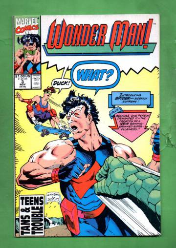 Wonder Man Vol. 1 #3 Nov 91