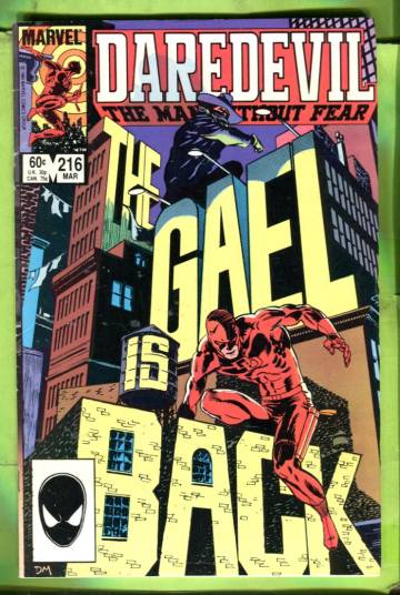 Daredevil Vol. 1 #216 Mar 85