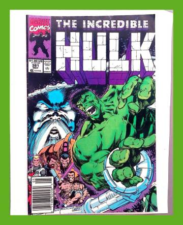 Incredible Hulk Vol. 1 #381 May 91