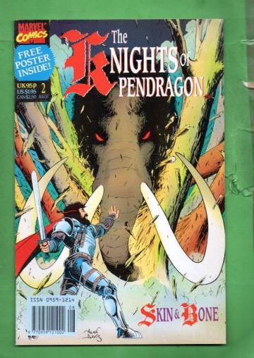 The Knights of Pendragon #2 Aug 90 (+ poster)