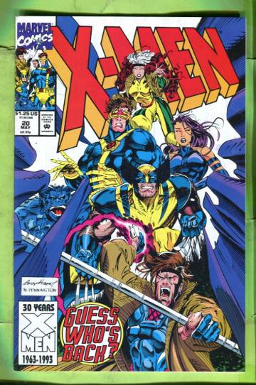 X-Men Vol. 1 #20 May 93