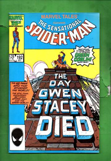 Marvel Tales Starring Spider-Man Vol. 1 #192 Oct 86