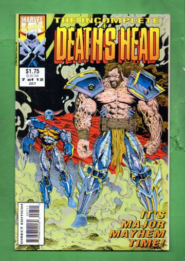 Incomplete Death's Head Vol. 1 #7 Jul 93