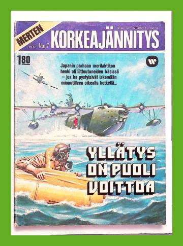 Merten korkeajännitys 7/73 - Yllätys on puoli voittoa