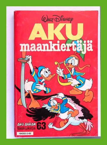 Aku Ankan taskukirja 63 - Aku maankiertäjä (1. painos)