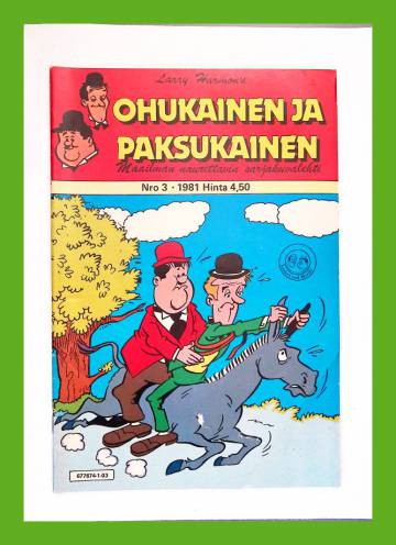 Ohukainen ja Paksukainen 3/81