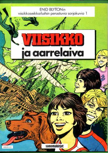 Enid Blytonin viisikkoseikkailuihin perustuvia sarjakuvia 1 - Viisikko ja aarrelaiva