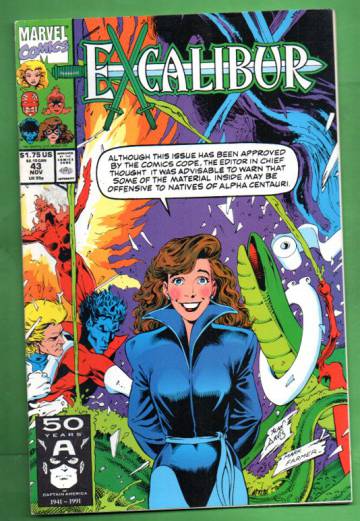 Excalibur Vol 1 #43 Early Nov 91