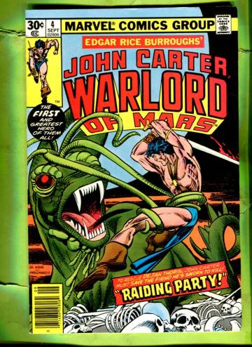 John Carter, Warlord of Mars Vol. 1 #4 Sep 77