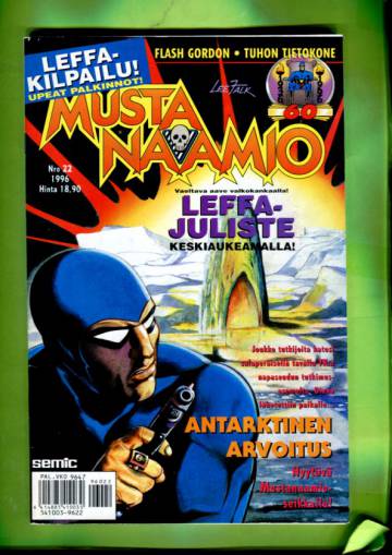 Mustanaamio 22/96 + juliste