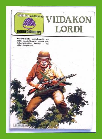 Viidakon korkeajännitys 8/87 - Viidakon lordi